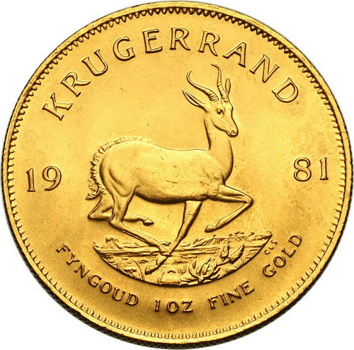 南アフリカ 1981年 クルーガーランド金貨 1oz UNC【アンティークコイン 